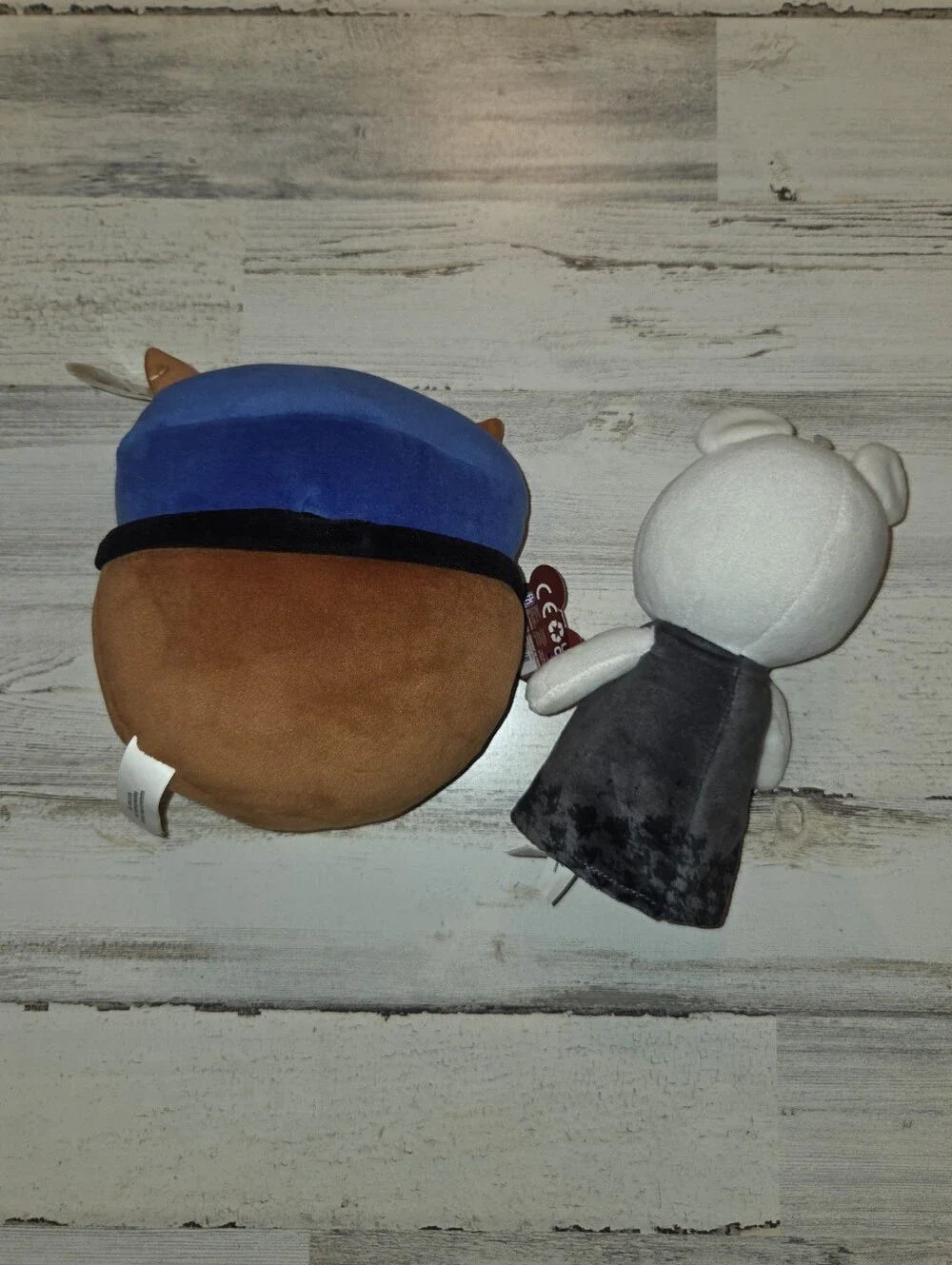 New Piggy Plush Duo — White Pig & Officer Bear (Piggy Series) Roblox Stuffed Toy